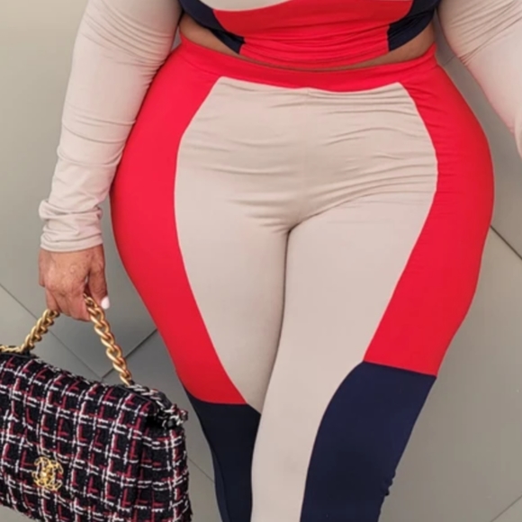 Color Block 2 piece set - Picture 2 of 3